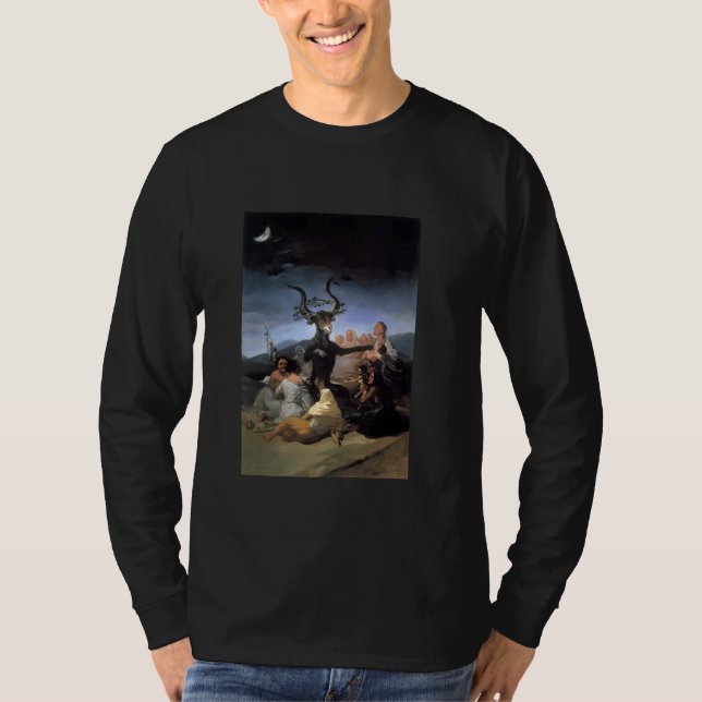 Witches Sabbath (Brujas sábado) av Francisco Goya T Shirt (Framsida)