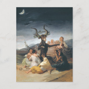 Witches Sabbath - Francisco de Goya (1797-1798) Vykort