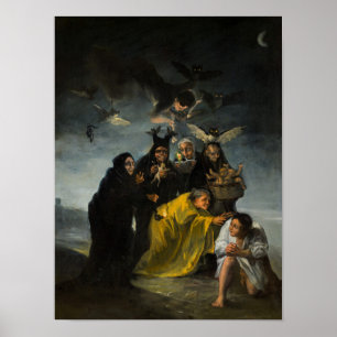 Witches' Sabbath, Las Brujas av Francisco de G Poster