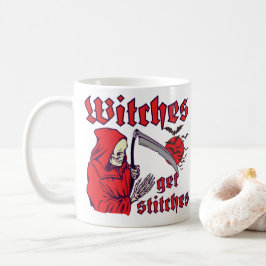 WITCHES SE STITCHES Lekläcker halloween Kaffemugg