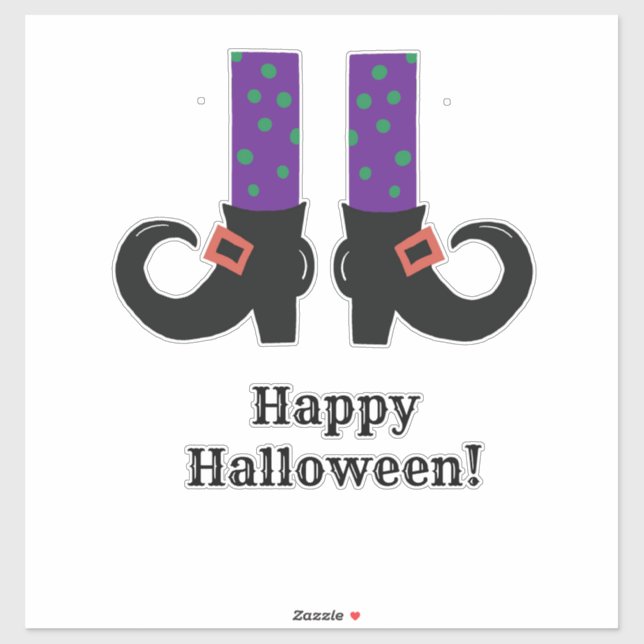 "Witches Shoes" Klistermärken (Ark)