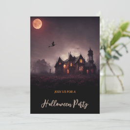 Witches Spooky Lair Halloween Inbjudningar