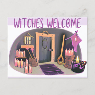 Witches Välkommen Vykort