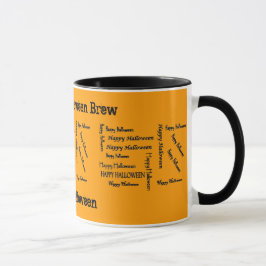 Witches Warlocks Halloween Brew Färg Designad Mugg