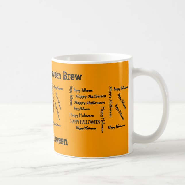 Witches Warlocks Halloween Brew Färg Designad Mugg (Höger)