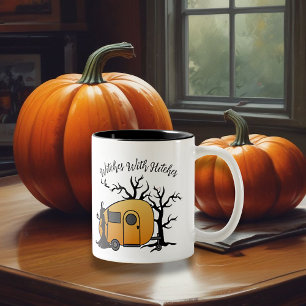 Witches with Hitches Halloween Två-Tonad Mugg