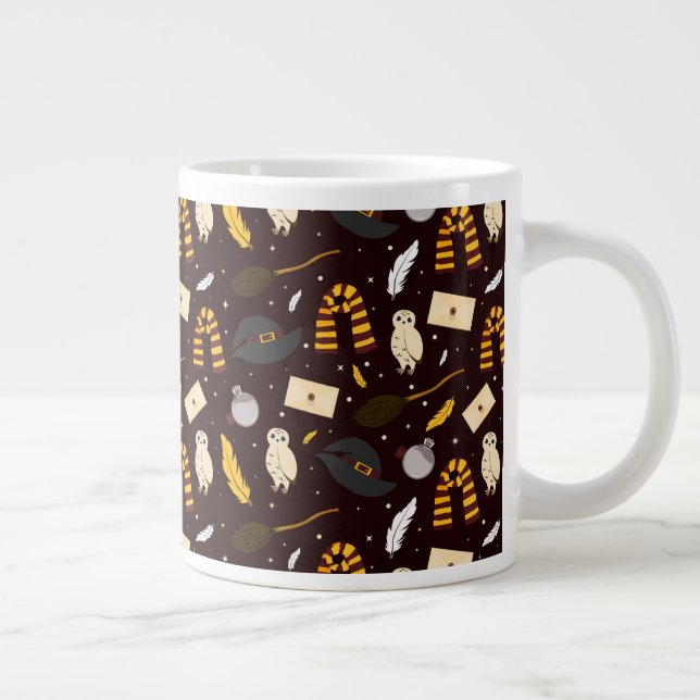Witches, Wizards och Magic Mönster Jumbo Mugg (Höger)