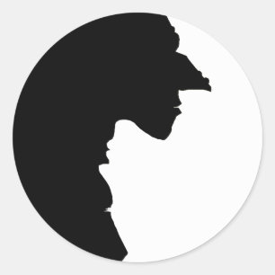 Witches Yin Yang Runt Klistermärke