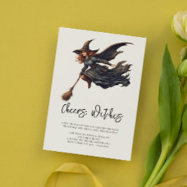 Witches'Toast | Chic Halloween Dam Night Inbjudningar