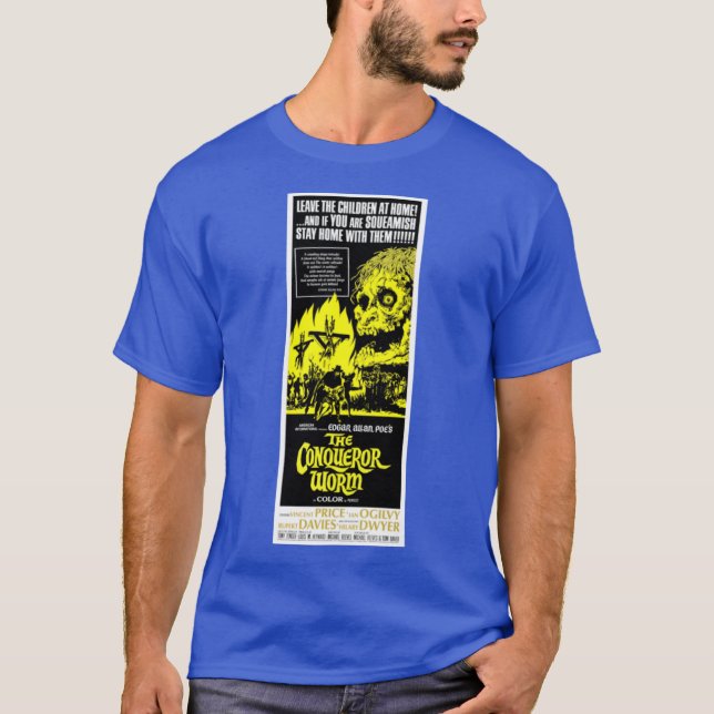 Witchfinder General AKA Conqueror Worm Film Affisc T Shirt (Framsida)