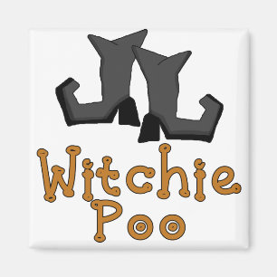 Witchie Poo T-shirts och presenter Magnet