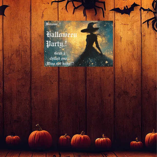 Witching Hour Halloween fest Poster (Witching Hour Halloween Party Wall Poster)