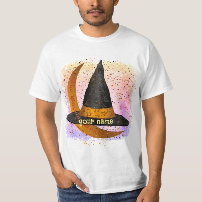 Witching Hour Witch T Shirt (Framsida)