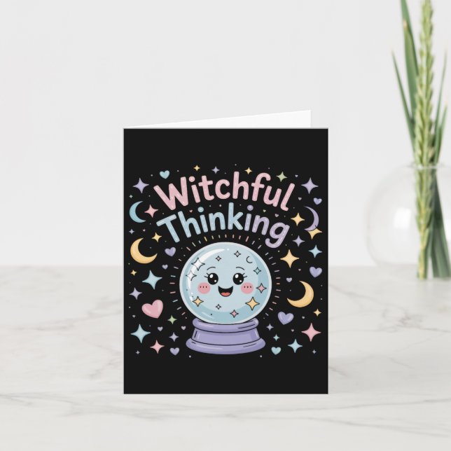 Witchking Thrystal Ll Halloween Vibes Kort (Framsida)