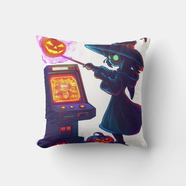 Witch's Arcade Night Kudde (Framsida)