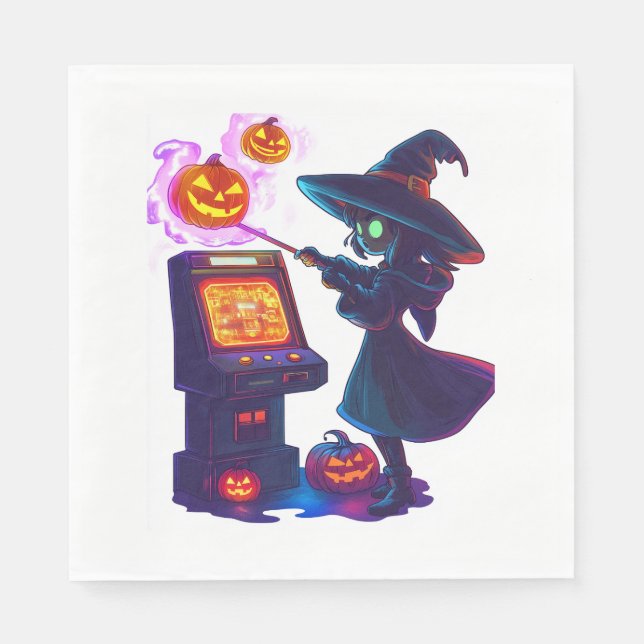 Witch's Arcade Night Pappersservett (Framsidan)