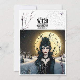 Witch's Birthday Bash and Citat Inbjudningar