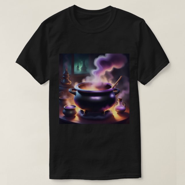 Witch's Brew Black T-Shirt (Design framsida)