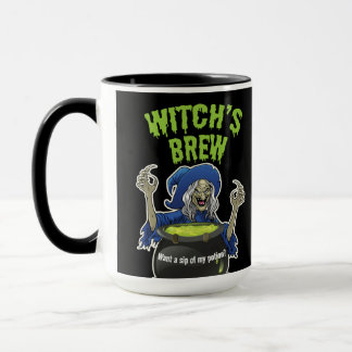 "Witch's Brew" Halloween Mugg