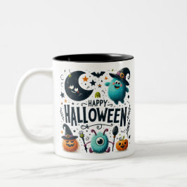 Witch's Brew-Halloween Två-Tonad Mugg