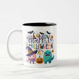 Witch's Brew-Halloween Två-Tonad Mugg