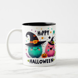 Witch's Brew-Halloween Två-Tonad Mugg