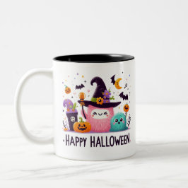 Witch's Brew-Halloween Två-Tonad Mugg