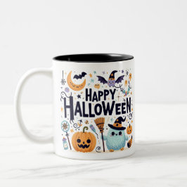 Witch's Brew-Halloween Två-Tonad Mugg