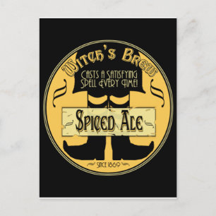 Witch's Brew Vykort