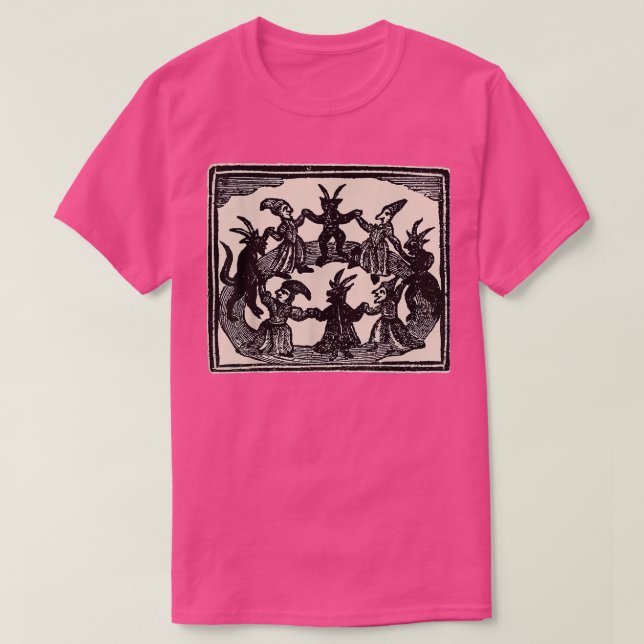 WITCHS CIRCLE DANCE CLASSIC T SHIRT (Design framsida)
