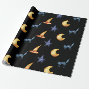 "Witch's Familiar" Wrappar Papprare Presentpapper