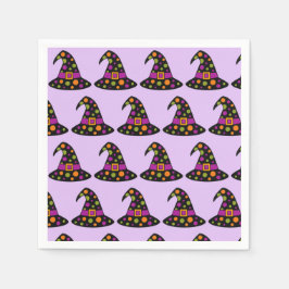 Witch's Hat Halloween Pappersservett