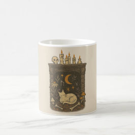 Witch's HEarth Halloween Kaffemugg