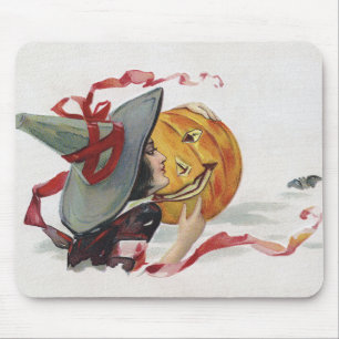 Witch's Kiss: en Jack o lantern på Halloween Musmatta