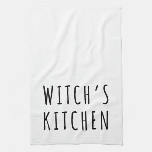 Witch's Kitchen White Kökshandduk