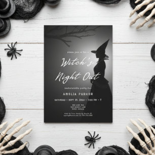Witch's Natt out-talesman Bachelorette Party Inbjudningar
