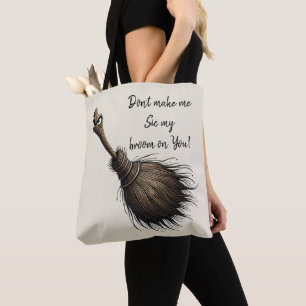 Witch's Pet Broom Tygkasse