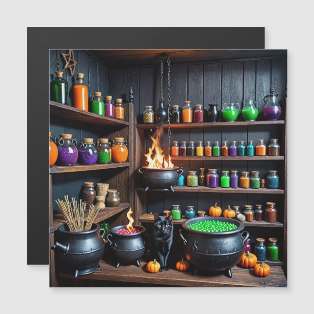 Witch's Potion Room A Magic Alchemist's Haven (Fram/baksida)