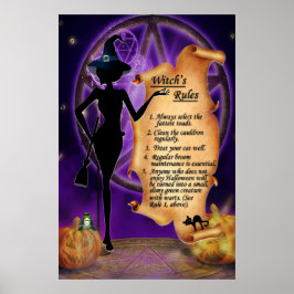 Witch's Regler Halloween Poster