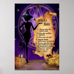 Witch's Regler Halloween Poster