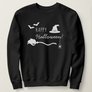 Witch's Saker, Spider, Fladdermus Happy halloween T Shirt