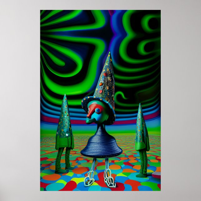 WitchWoo - A Psychedelic jul Story Ken Gage Poster (Framsidan)