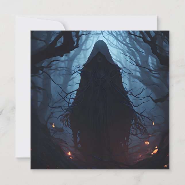 Witchwood Halloween Julkort (Framsida)