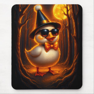 Witchy Anka Halloween Mouse Pad - Lustig Tecknad o Musmatta