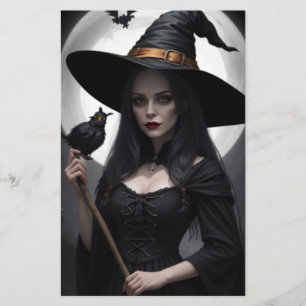 Witchy Black Raven Flygblad