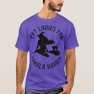Witchy Cat Dam för Kamala Wiccaan Pagan Cheeky T Shirt