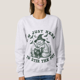 Witchy Cat Halloween Sweatshirt T Shirt