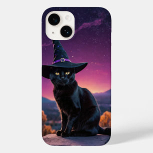 Witchy Cat Halloween Tee