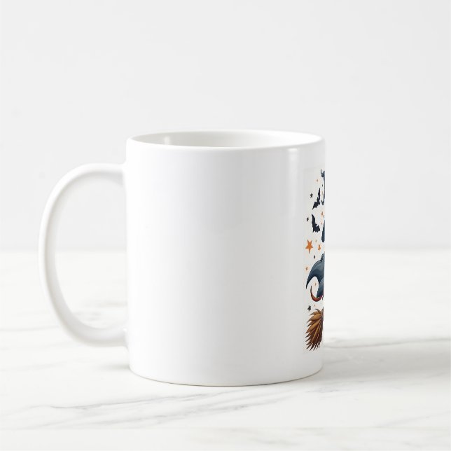 Witchy Dachshund Delight Kaffemugg (Vänster)