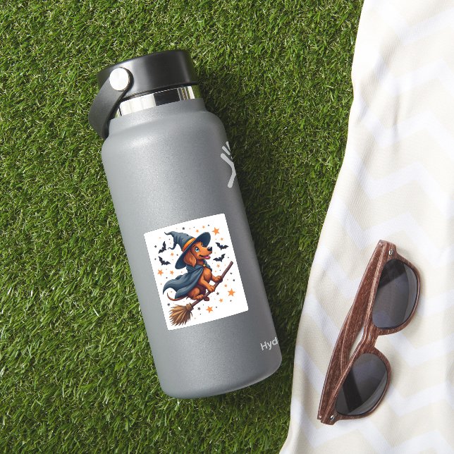 Witchy Dachshund Delight Klistermärken (HydroFlask Insitu)